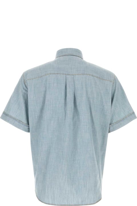 Fashion for Men Fendi Light Blue Chambray Shirt