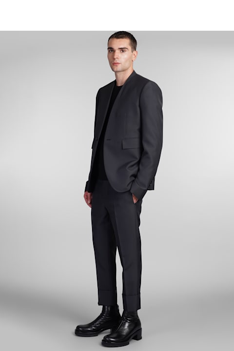 Sapio for Men Sapio N7 Pants In Black Polyester