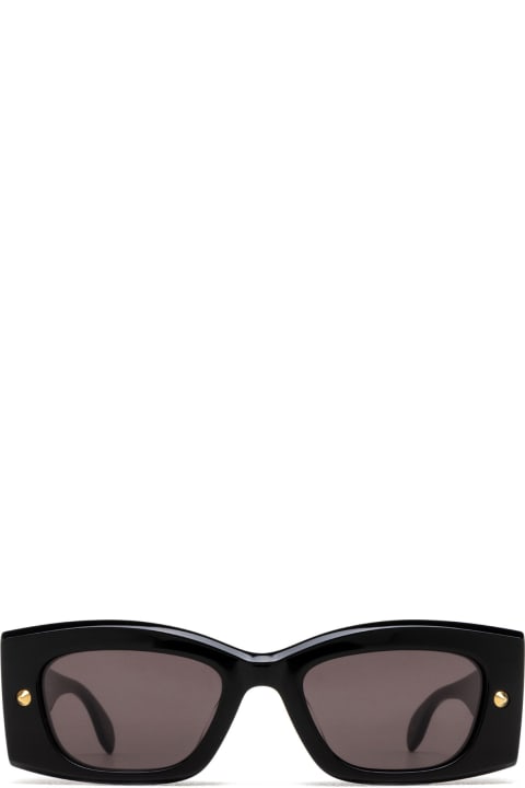 ウィメンズ新着アイテム Alexander McQueen Eyewear Am0426s Black Sunglasses
