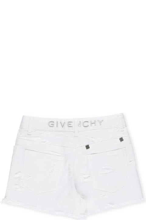 Givenchy for Kids Givenchy Denim Shorts
