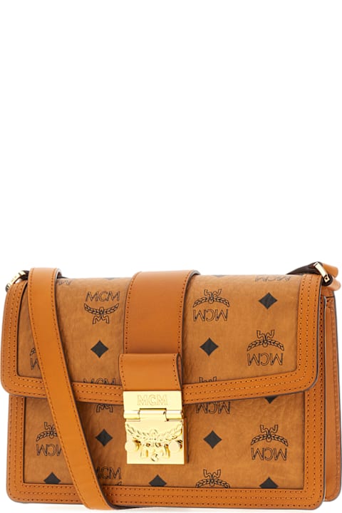 MCM Shoulder Bags for Women MCM Printed Leather Small Tracy Crossbody Bag