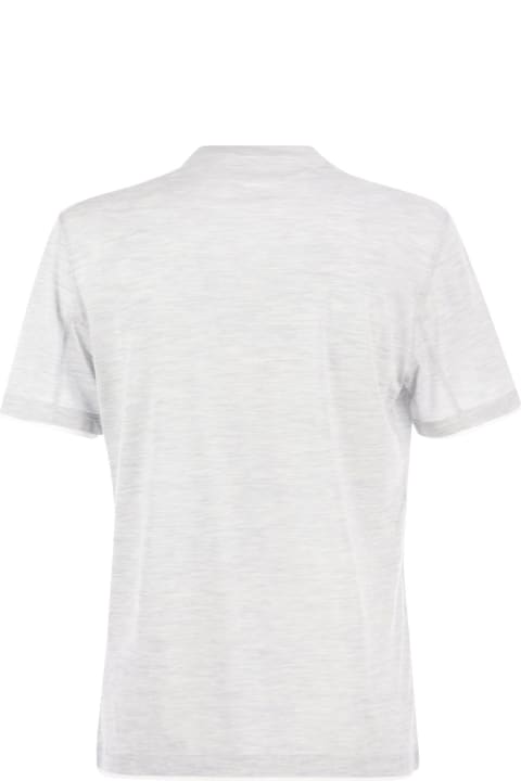 Brunello Cucinelli Clothing for Men Brunello Cucinelli Slim Fit Crew-neck T-shirt In Lightweight Cotton Jersey