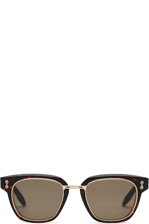 Akoni Eyewear for Men Akoni Apollo - Havana / Antique 12k Gold Sunglasses
