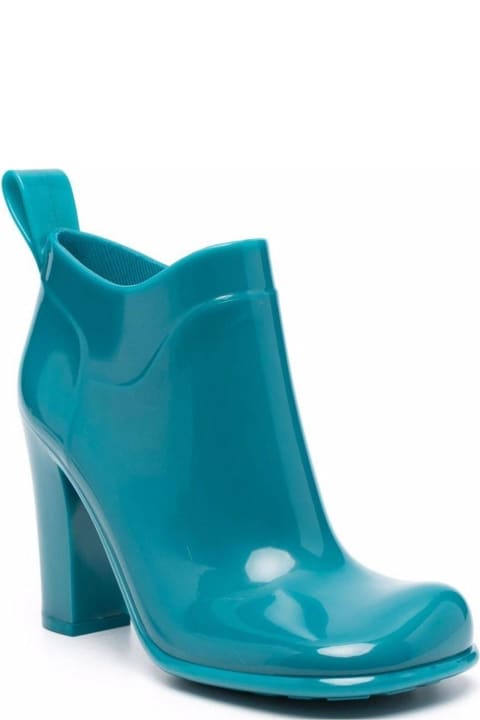 Bottega Veneta for Women Bottega Veneta Shine Square Toe Ankle Boots