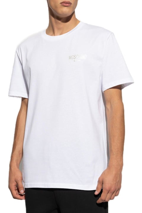 أدوات منزلية Moschino Logo Printed Crewneck T-shirt