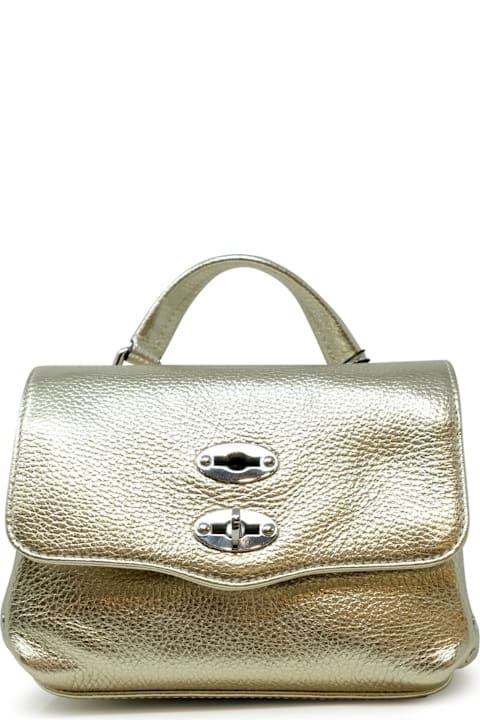 Homeware Zanellato Zanellato 068010-001870000-z0194 Postina Baby Daily Metal Gold Cocorico Leather Handbag