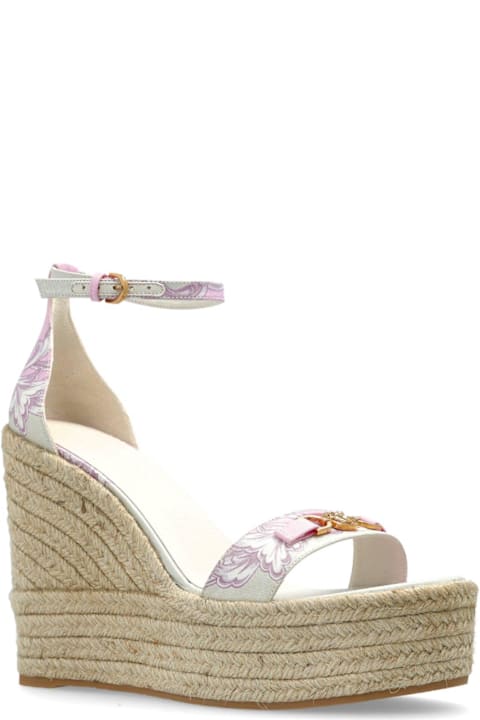 Shoes Sale for Women Versace Barocco Medusa '95 Wedge Sandals