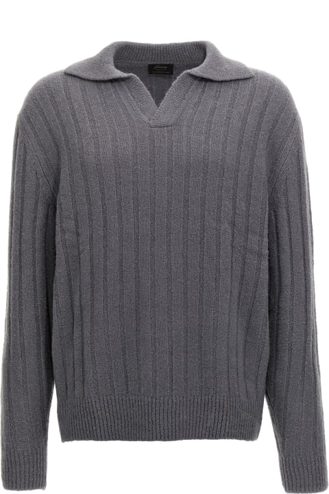 Brioni Sweaters for Men Brioni Polo Sweater