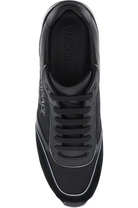Versace Sale for Men Versace Milano Round-toe Lace-up Sneakers