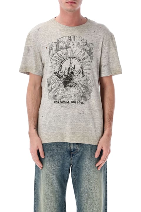 Homeware Golden Goose Golden Goose Vintage Print Cotton T-shirt