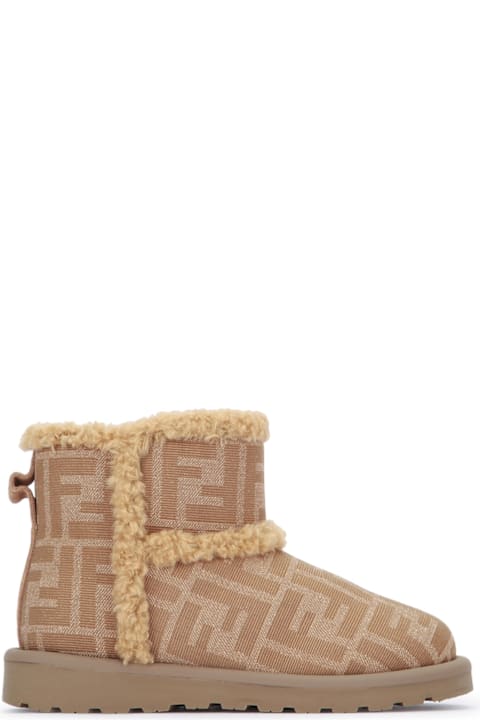 Fendi Bootie Tessuto Jacquard Ff