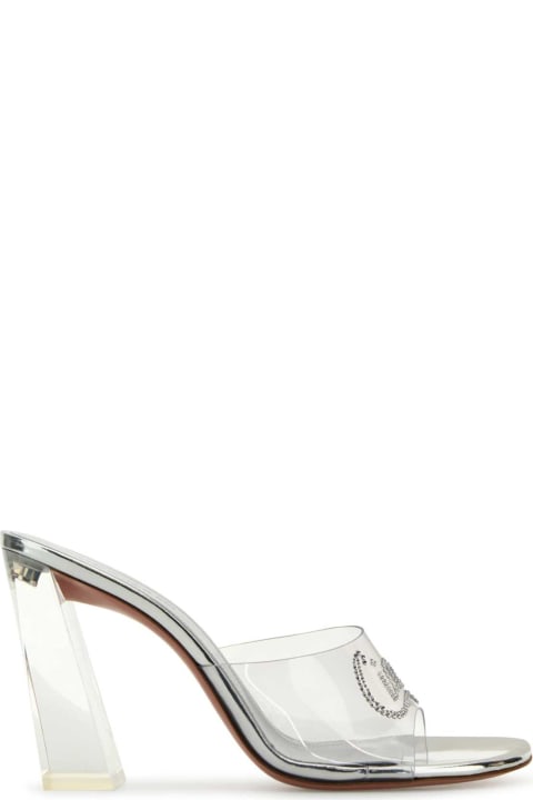 Homeware Amina Muaddi Transparent Pvc Bella Mules