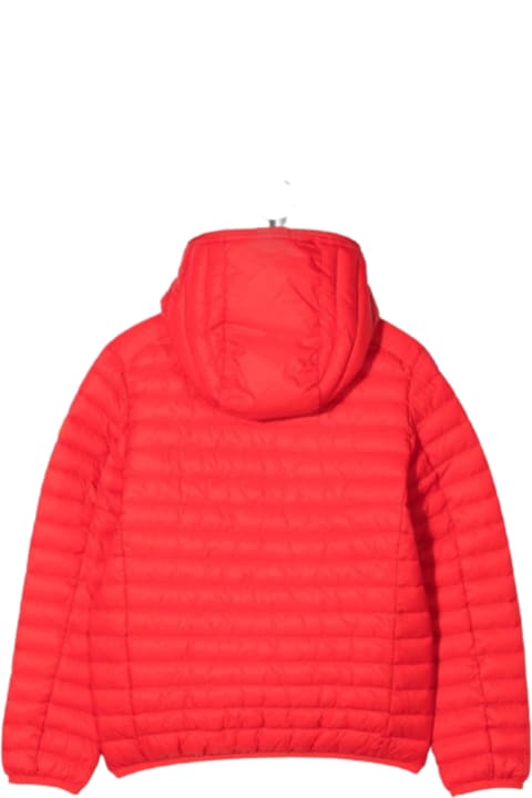 Save The Duck Kids Boy's Dony Red Quilted Nylon  Ecological Down Jacket