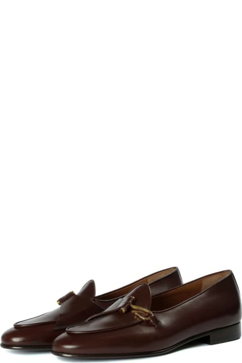Loafers & Boat Shoes for Men Edhen Milano Brown Calf Leather Comporta Loafers