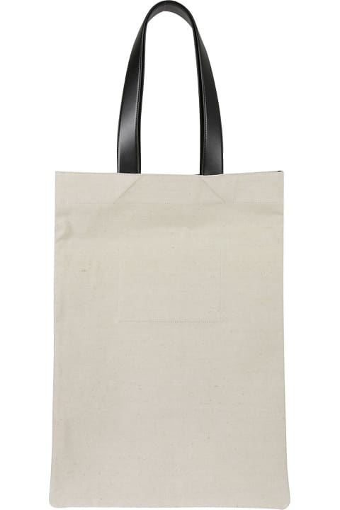 Jil Sander Grande Logo Flat Shopper Bag | italist