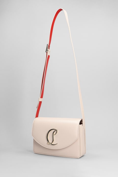 Shoulder Bags for Women Christian Louboutin Loubi54 Shoulder Bag In Rose-pink Leather