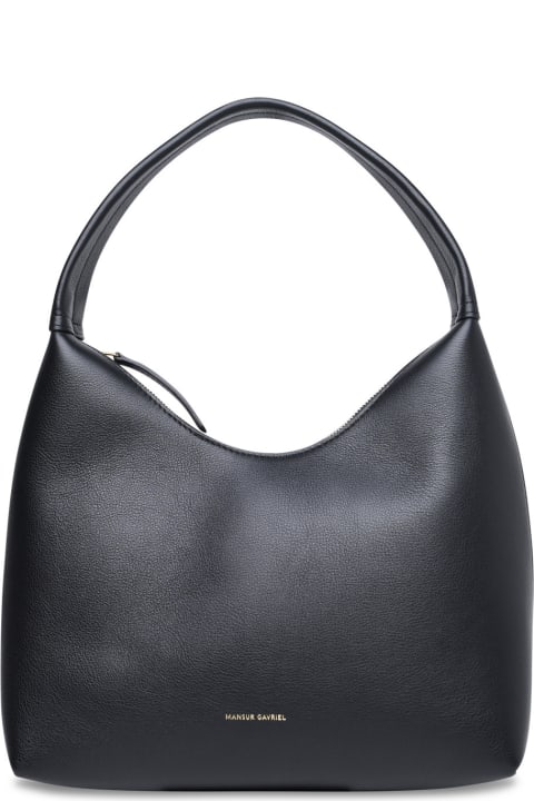 Small 'candy' Black Calf Leather Bag