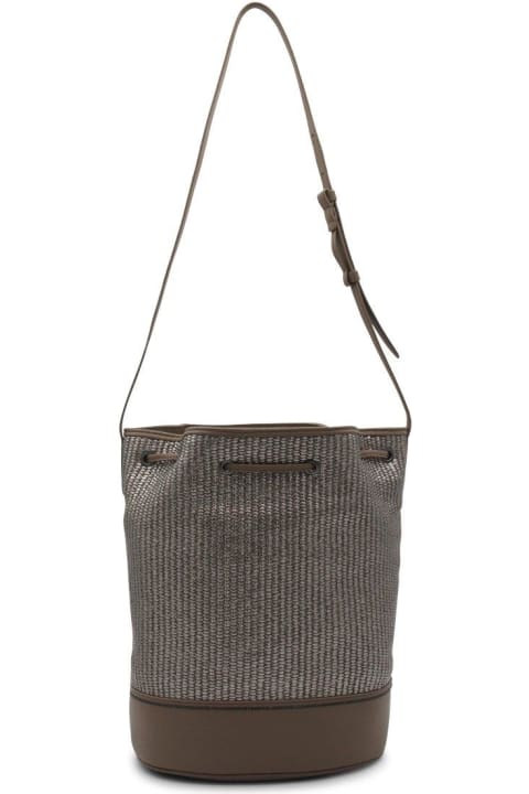 Bags for Women Brunello Cucinelli Drawstring Bucket Bag