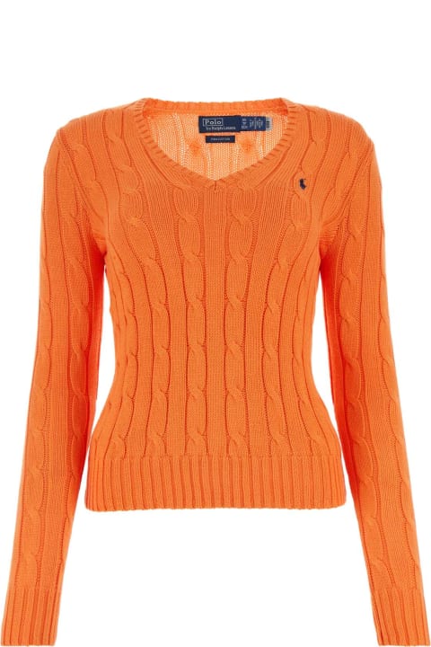 Polo Ralph Lauren for Women Polo Ralph Lauren Orange Cotton Sweater