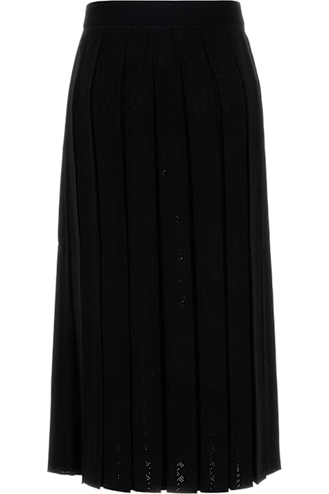Tory Burch لـ Women Tory Burch Black Viscose Blend Skirt