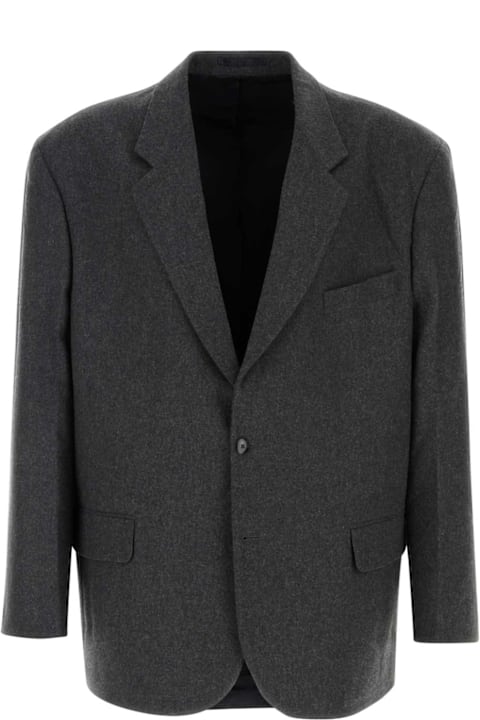 Random Identities for Men Random Identities Graphite Wool Blend Blazer