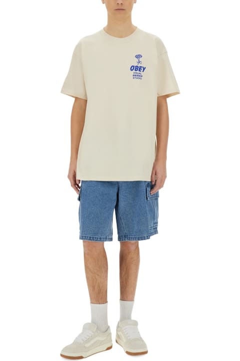 Obey Topwear for Men Obey "building Strong Minds" T-shirt