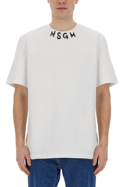 MSGM for Men MSGM T-shirt With Logo
