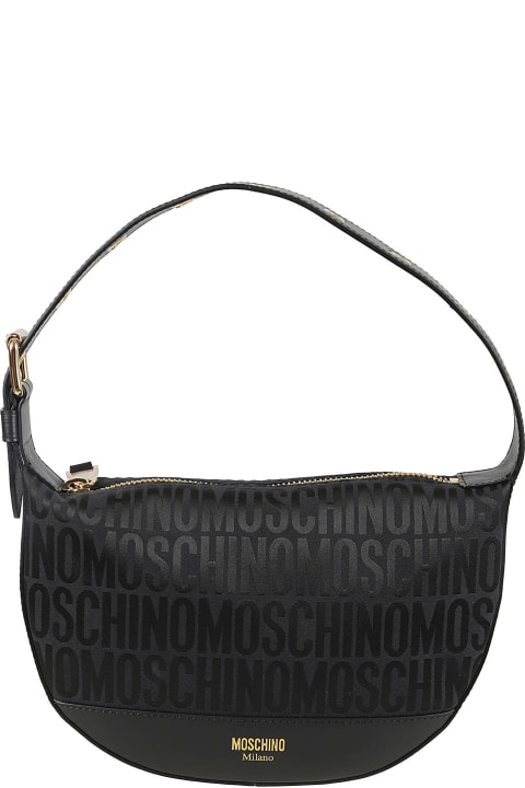 Moschino for Women Moschino Jacquard Logo Shoulder Bag