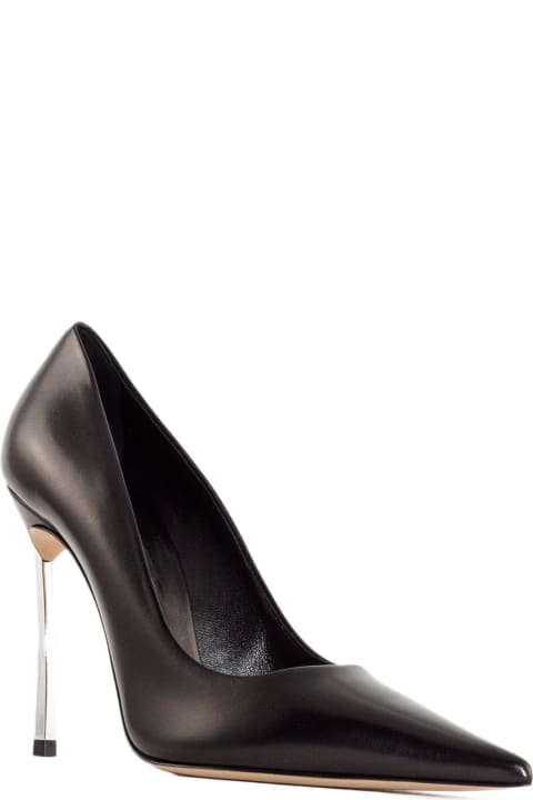 Casadei Shoes for Women Casadei Black Calf Leather Blade Tiffany Pumps