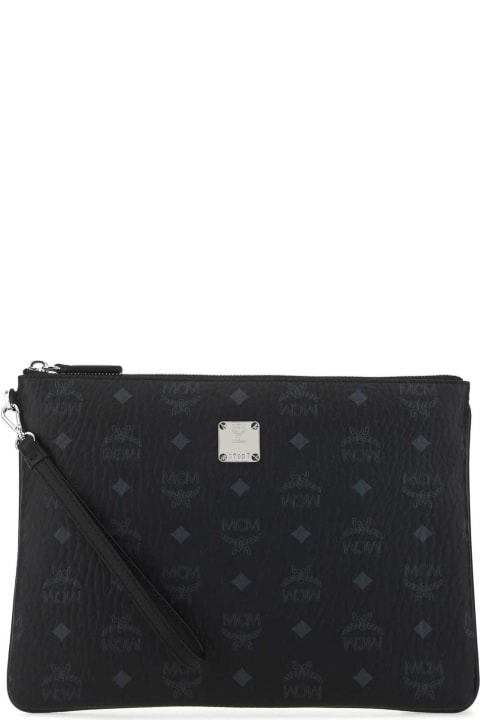 MCM لـ Men MCM Printed Canvas Clutch