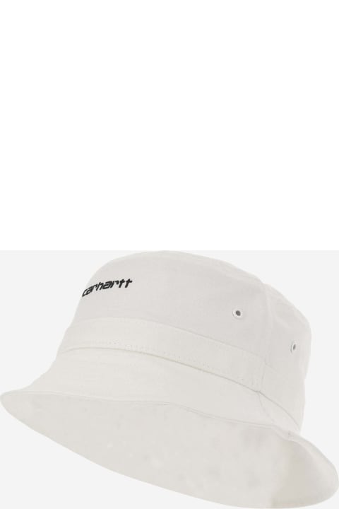 Hats for Men Carhartt Canvas Bucket Hat With Logo