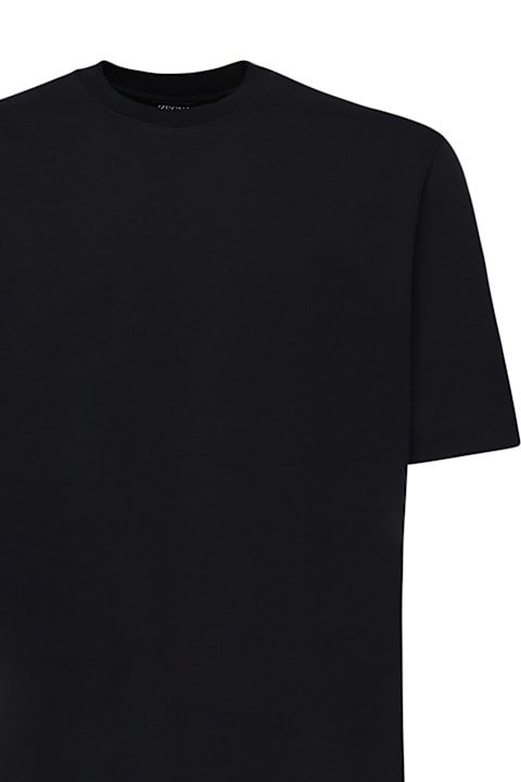 Clothing Sale for Men Zegna Cotton And Silk T-shirt