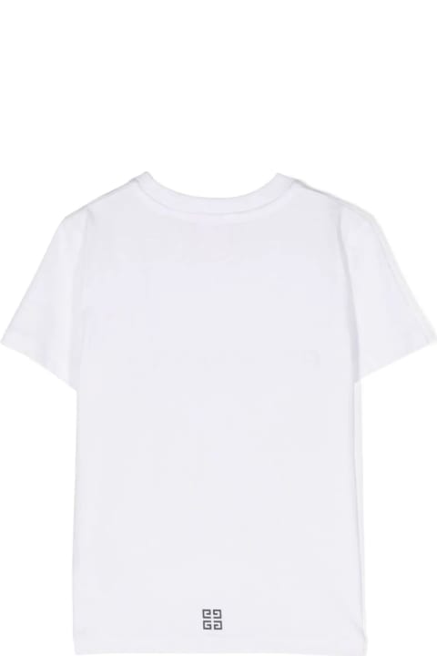 Topwear for Boys Givenchy White Givenchy 4g T-shirt