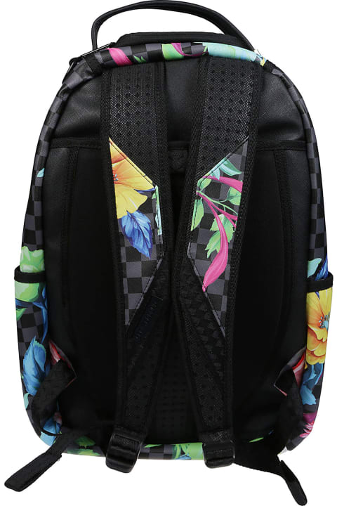 Neon Floral Backpack