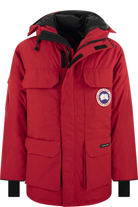 Canada Goose Coats & Jackets for Men Canada Goose 'expedition' Red Cotton Blend Parka