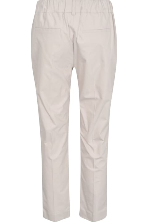 Brunello Cucinelli Pants & Shorts for Women Brunello Cucinelli Elastic Waist Cropped Plain Trousers