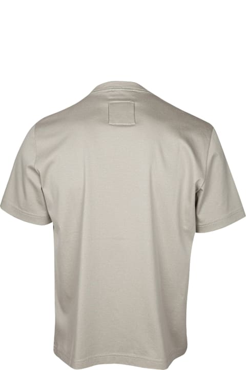 Homeware Lanvin Denim T-shirt With Embroidered Logo