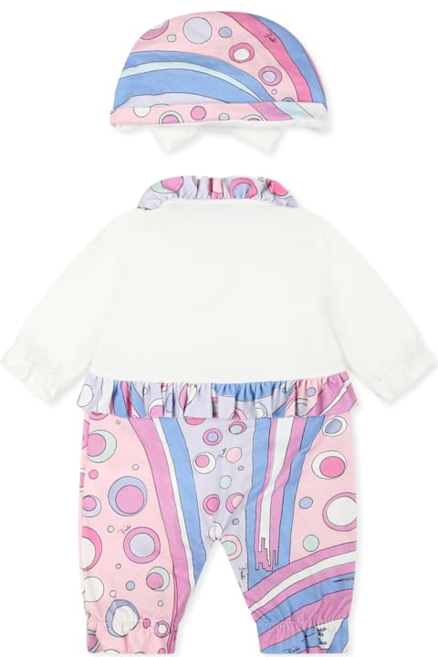 Pucci for Kids Pucci Multicolor Birth Set For Baby Girl With