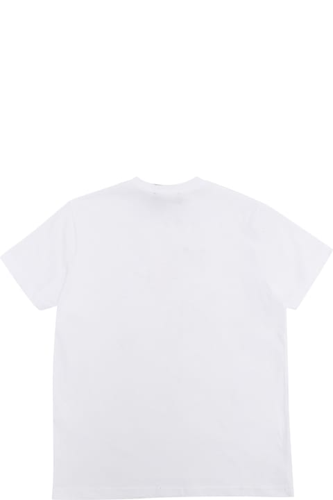 Dsquared2 Kids Dsquared2 White T-shirt With Print