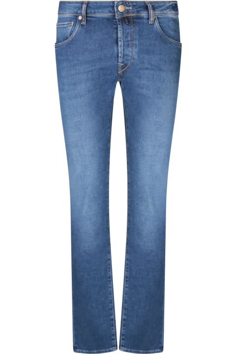 メンズ新着アイテム Incotex Incotex 5t Baffo Blue Denim Jeans