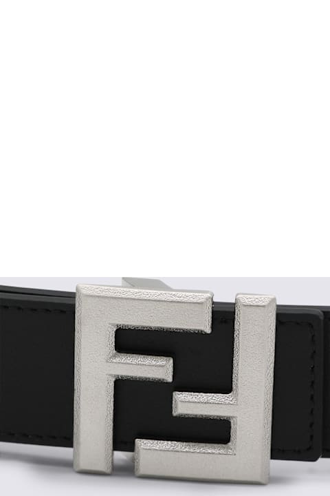 Homeware Fendi Black Leather Reversible Belt