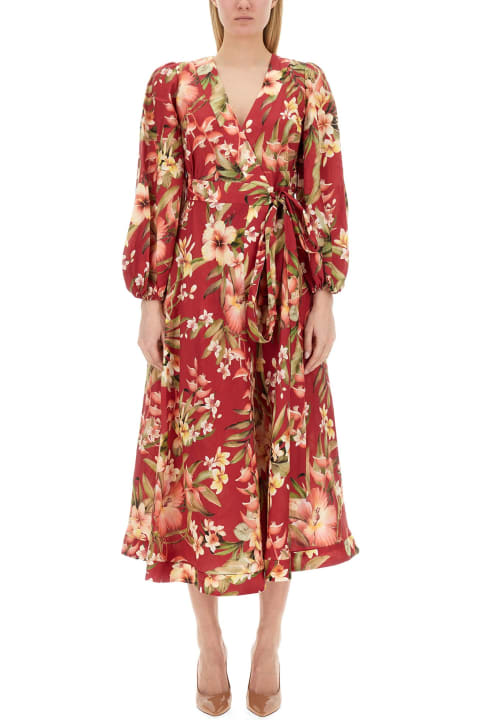 Fashion for Women Zimmermann Dress With Floral Pattern