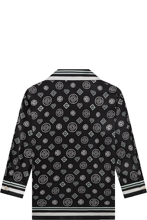 Casablanca for Kids Casablanca "monogram" Pajama Shirt