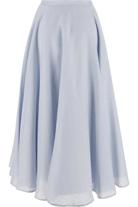 Lardini Skirts for Women Lardini Gonna A Ruota In Lino