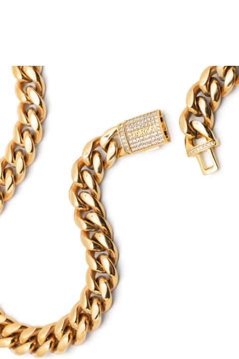 Darkai Necklaces for Men Darkai Gold Cuban Choker