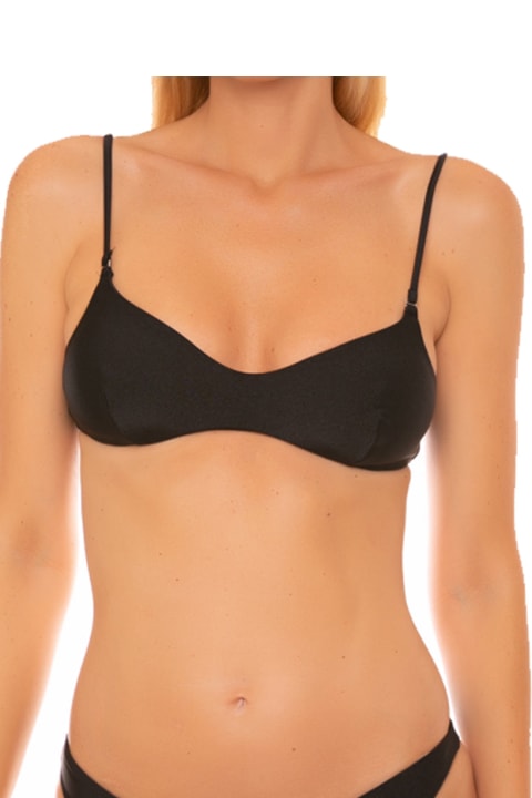 Homeware MC2 Saint Barth Black Bralette Top (shoulder Straps Sold Separately) | Aperikini Collection