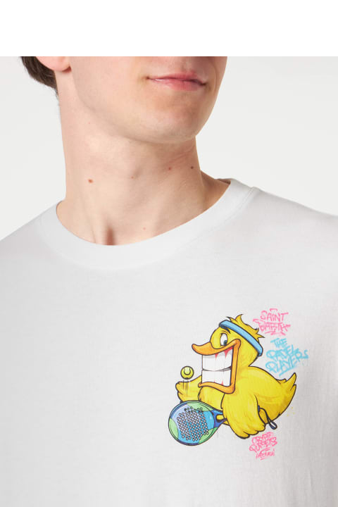 Homeware MC2 Saint Barth Man T-shirt With Crypto Duck Print | Crypto Puppets® Special Edition