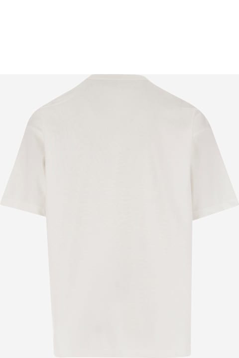 ملابس علوية لـ القسم الرجالي Comme des Garçons Cotton T-shirt With Graphic Print