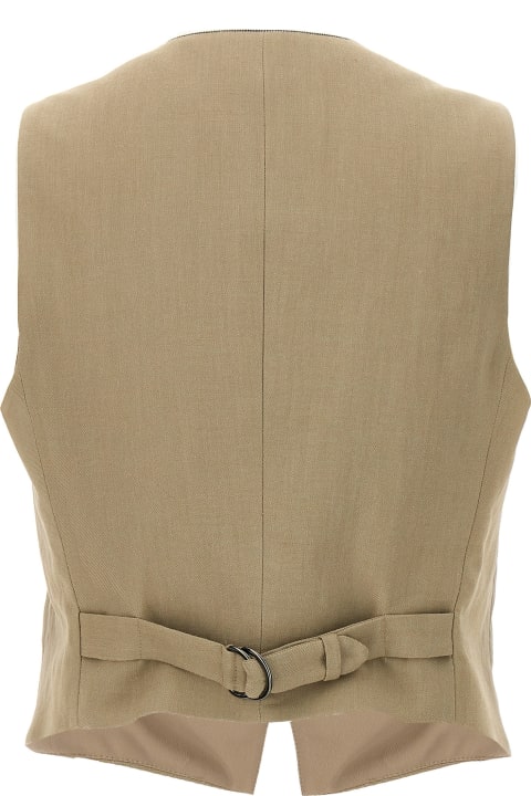 Brunello Cucinelli for Women Brunello Cucinelli Cropped Vest