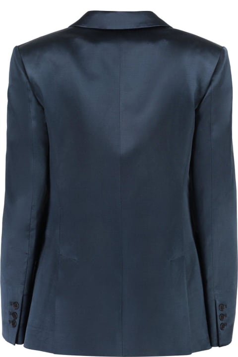 Parosh Coats & Jackets for Women Parosh Single Breasted Satin Jacket